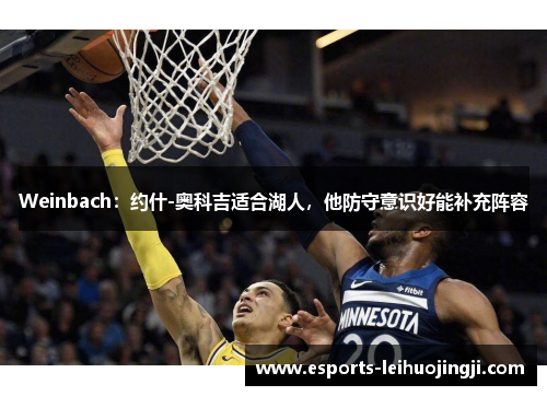 Weinbach：约什-奥科吉适合湖人，他防守意识好能补充阵容